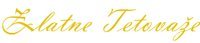 ZLATNE TETOVAŽE